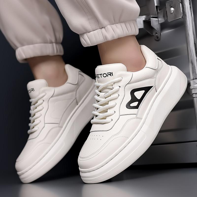Fashion Men's Shoes Leather Men Fashion Walking Shoes 2024 Classic Busines Outdoor Footwear Lace-Up Luxury Brand Skate Shoes Men