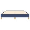 Vidaxl Bed Frame Without Mattress, Blue, 160X200 Cm, Upholstered