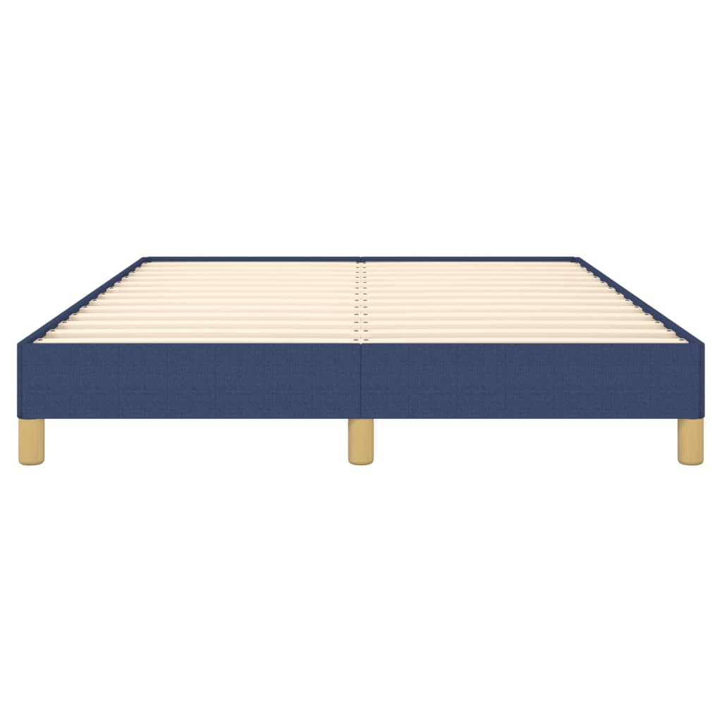 Vidaxl Bed Frame Without Mattress, Blue, 160X200 Cm, Upholstered