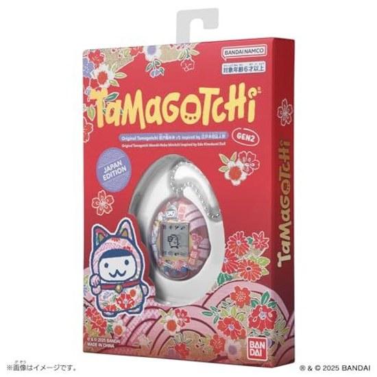 Bandai Original Tamagotchi Maneki Neko Mimicchi inspired Edo Kimekomi Ningyo