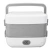 Electric Lunch Box 2 Layers 4 Stainless Steel Inner Liner Portable Leakproof Heated Lunch Box for
