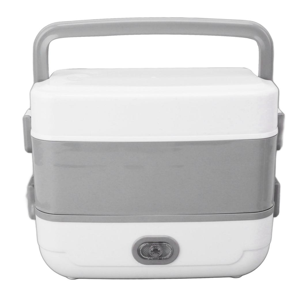 Electric Lunch Box 2 Layers 4 Stainless Steel Inner Liner Portable Leakproof Heated Lunch Box for