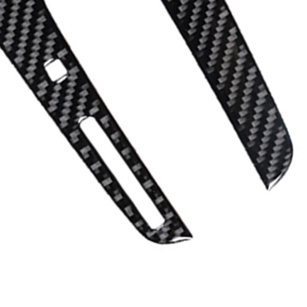 Real Carbon Fiber Console Gear Shift Panel Cover Trim For Honda CR-V CRV 2017-21