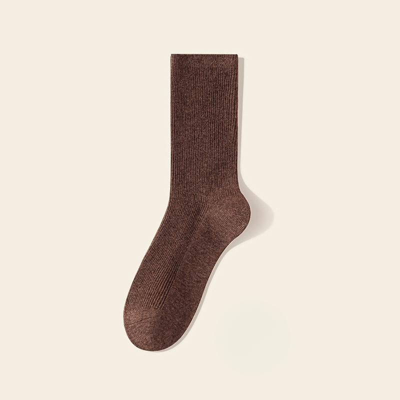 

Женские новые весенне-осенние сетчатые дышащие бесшовные носки-гольфы темный кофе