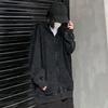 Wind Cardigan Sweater Men Washed Old Hooded Loose Coats with Ancient Lovers.
