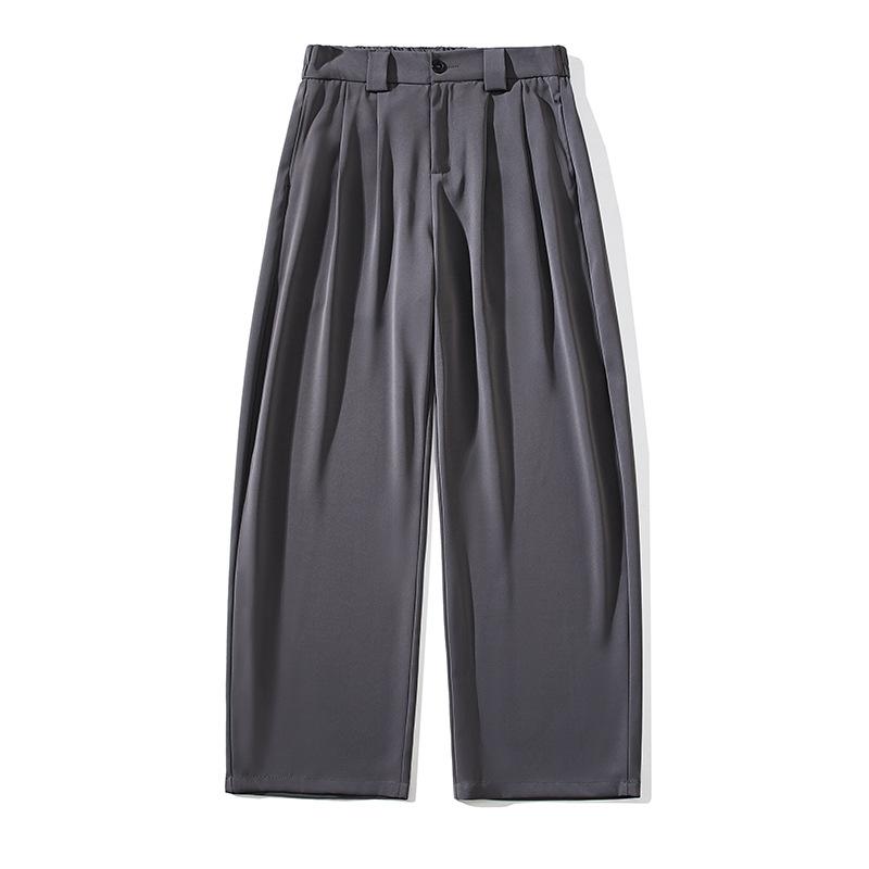 

Повседневные брюки Мужские Уличные Комфортные Свободные Прямые Американские Универсальные Брюки S темно-серого