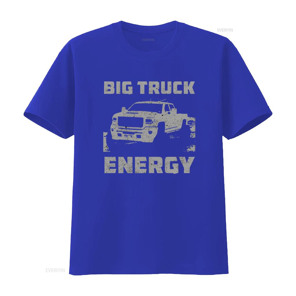 Big Truck Energy Lifted Trucks T Shirt Vintage Washed Stretched Unisex Casual Slightly Top For Everyday Wear Versatile