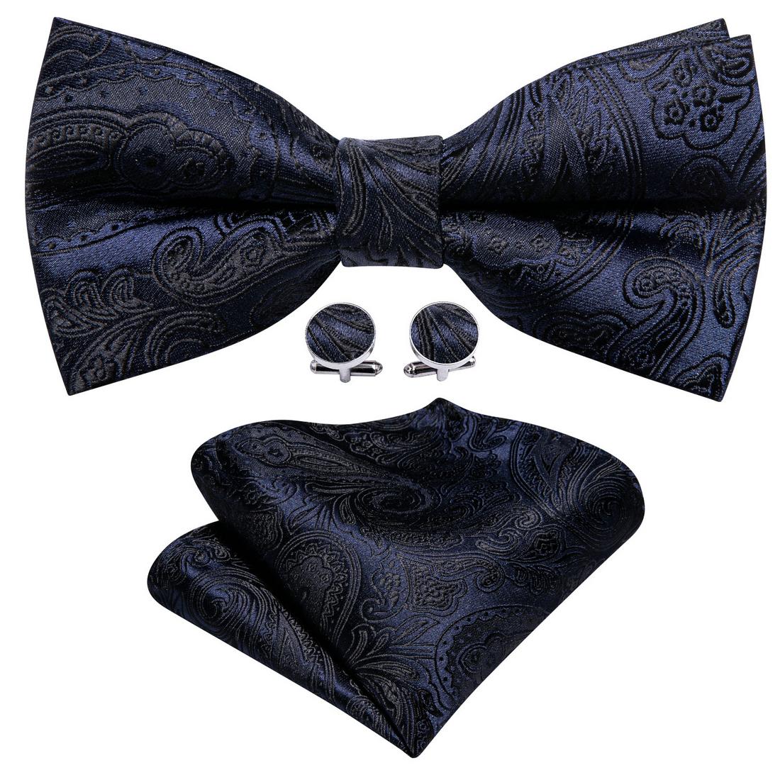 

9 цветов галстук для мужчин тканый атласный галстук-бабочка с цветочным принтом карманный квадратный комплект запонок официальная свадьба LH-0973