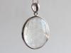 Flower of Life Divine Geometry Flower of Life Crystal Pendant Top In Silver 925
