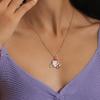 Trendy Christmas Necklace with Santa, Wreath, and Snowman Pendants