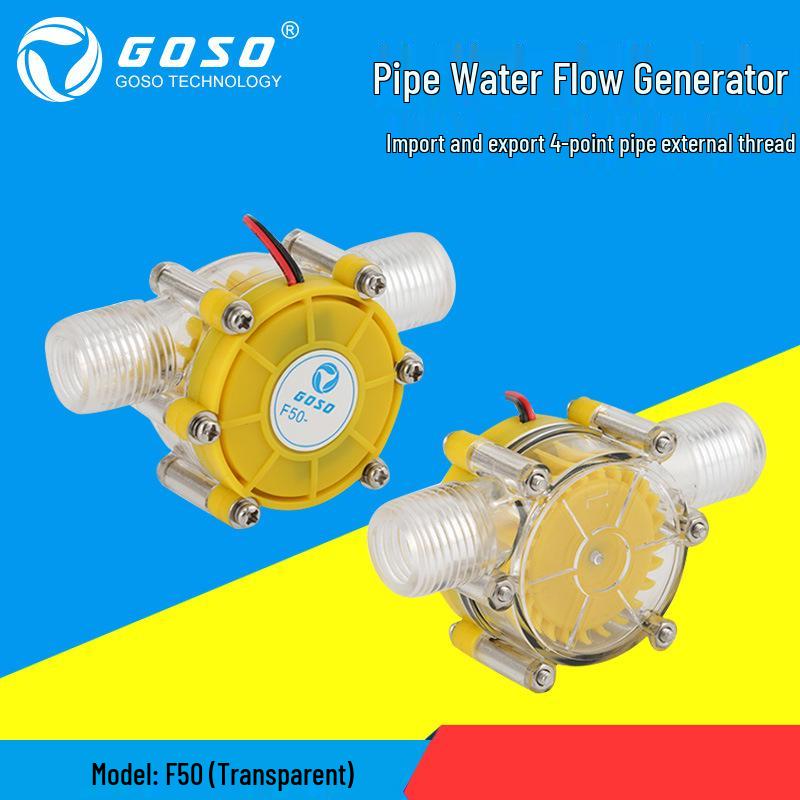 

12V High-Power Micro Hydroelectric DC Generator for Water Flow Pipelines 0~20V Black/3-Phase AC Unregulated