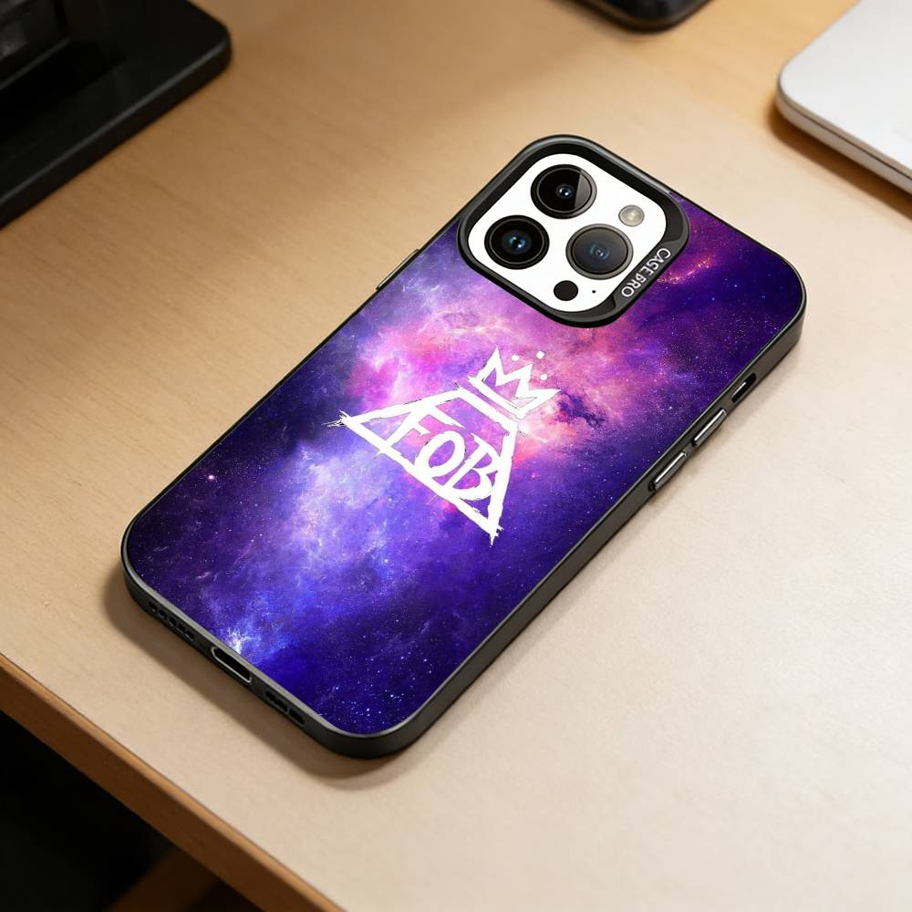 Boy-Fall Out Boy Phone Case For iPhone 17,16,15,14,13,12,11 Plus,Pro Max,XS,Colored Silver Plated Inside Cover