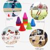 8cm Plastic Skate Marker Cones Roller Football Soccer Training Equipment Marking Cup Roller Skating Roadblock Accessories