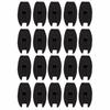 20PCS ABS Material Square Tube Post Insulator Compact Plastic Donut Insulator
