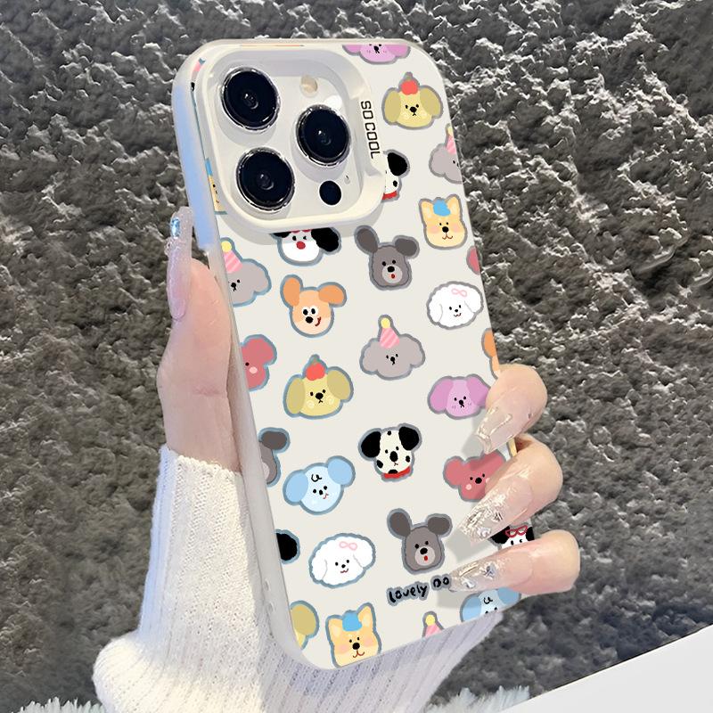 Applicable to Apple 11/11/11 domestic Huawei Redmi oppo mobile phone case/11/11promax colorful puppy 11