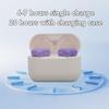 Bewinner Heart Shaped Cordless Earbud, Noise Canceling Headphones, Bluetooth 5.3 HiFi Stereo Earphones with Charging Case for Gym Office School
