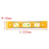 Plastic Lightweight Bubble Spirit Level Vial Triple Measure Ruler Tool Kit New