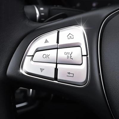 For Mercedes-Benz W205 X253 W176 C200 GLC300 CLA GLA Modified Steering Wheel Button Patch