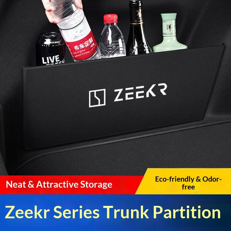 For ZEEKR 001 009 007 7X X Car Trunk Universal Foldable Storage Box Organizer Premium Decorative Divider