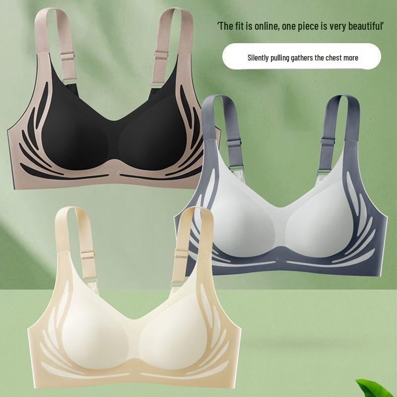 Seamless Push-Up Bra for Sag Prevention - Enhances Sexy Back & Fits All Sizes, No Underwire.