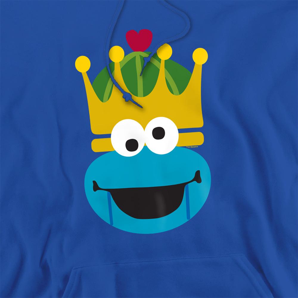 Sesame Street Unisex Adult Cookie Monster Nutcracker Christmas Hoodie