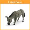 Pvc Animal Donkey Model Figurine Set With Static Design For Childrens Educational Play