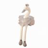 Swan Stuffed Animal with Tulle Skirt Soft Crowned Toy Child-Safe