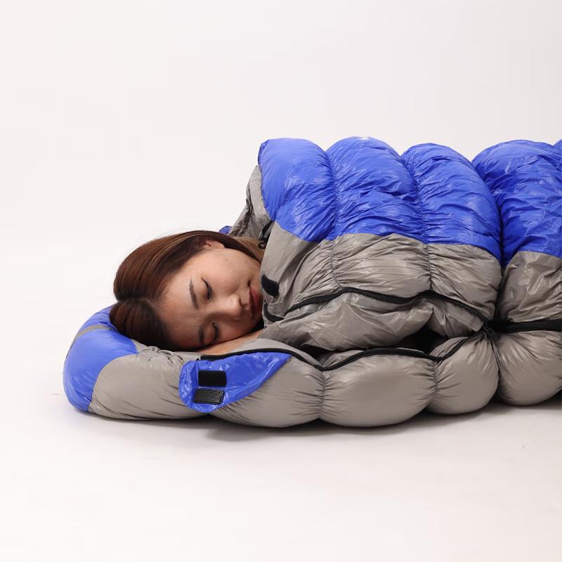 ZISIZ Adult Camping Mummy Duck Down Sleeping Bag