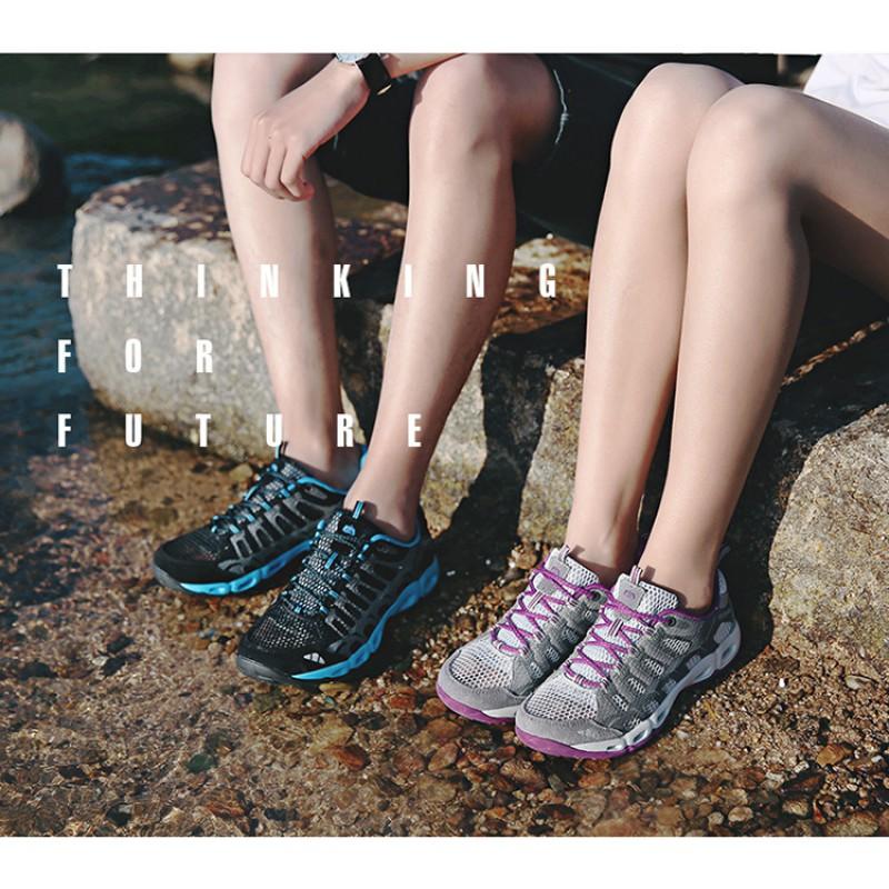 Unisex Schnelltrocknende Wanderschuhe Wasserschuhe Atmungsaktives Netz Outdoor Trail Sneaker Fluss Trekking Leichtes Laufen