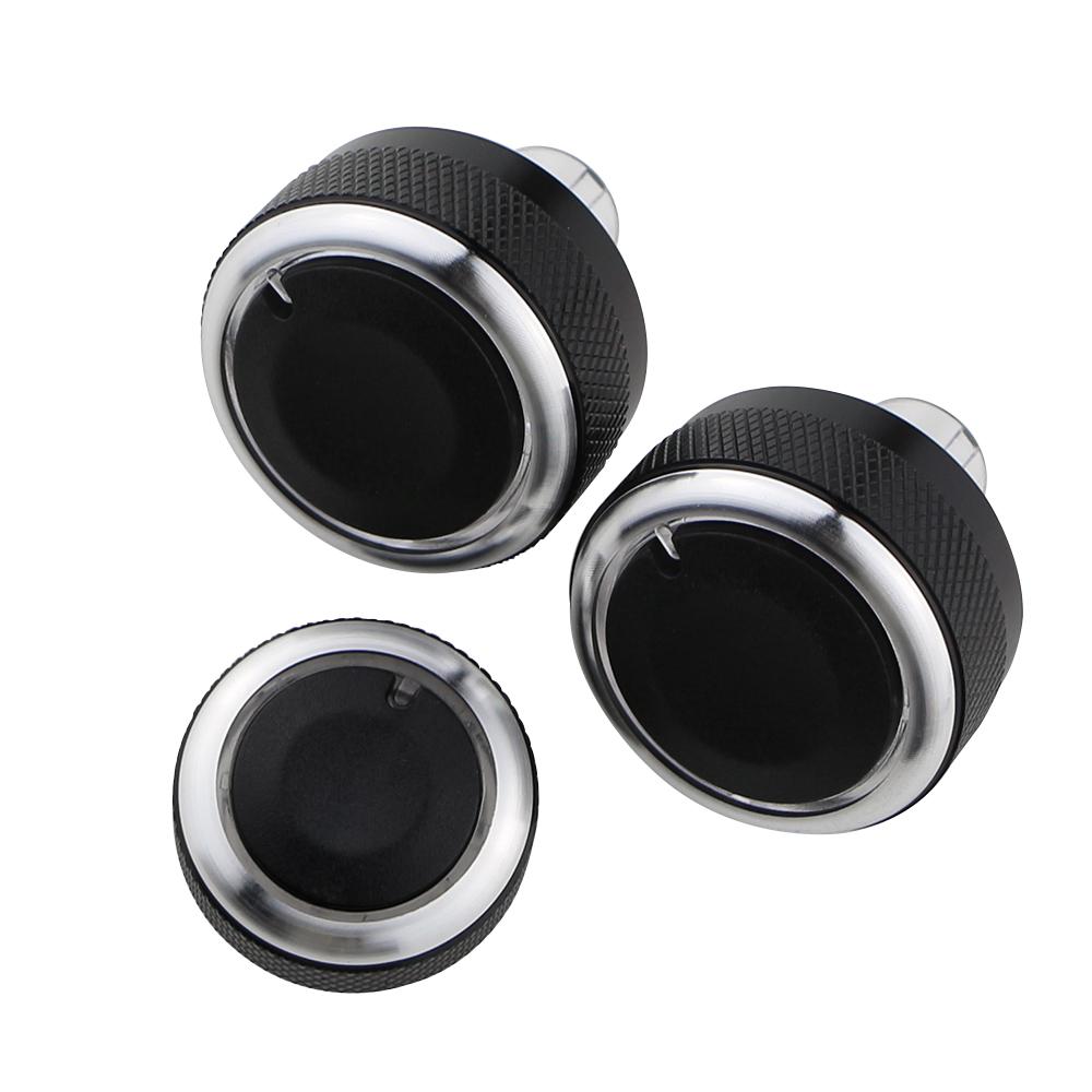 

Автомобильная ручка кондиционера, ручка переменного тока, кнопка переключения тепла для Lada Granta, автомобильные аксессуары, 3 шт./компл. чёрный