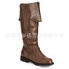 New European and American Retro Medieval Renaissance Halloween Plus Size Men's Boots