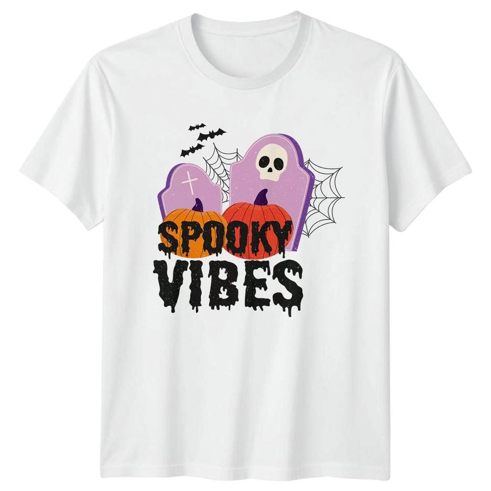 Spooky Vibes TShirt Spooky Vibes Halloween Halloween Gift For Him And Her S