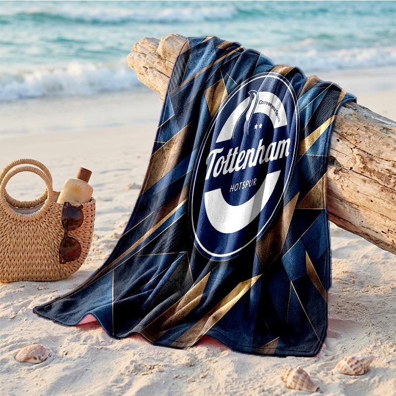 Asciugamano da Spiaggia in Microfibra Tottenham Hotspur Stampa Asciugatura Rapida Assorbente Grande Asciugamano per Spiaggia Nuoto Viaggio
