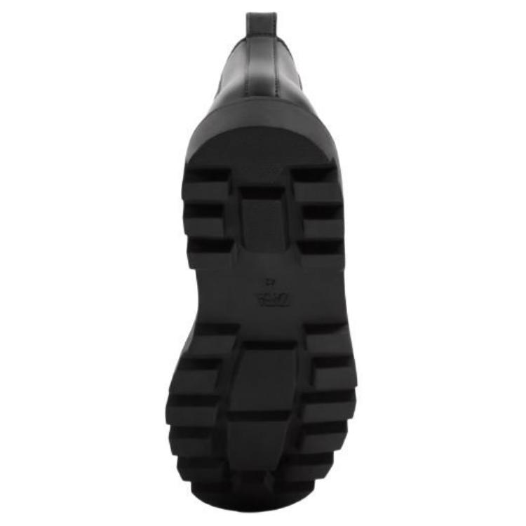 Zara Ghete Chelsea Scurte cu Vârf Rotund Slip-On pentru Bărbați Negru 12044420