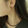 modernlike 14k onyx black earrings