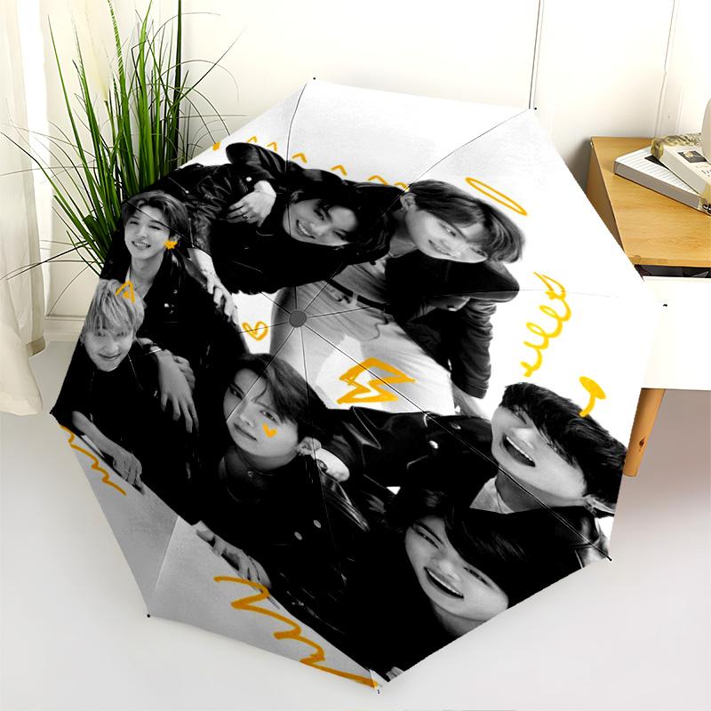 Come Back BTS Folding Umbrella Travel Umbrella Outdoor Printing Sun Umbrella