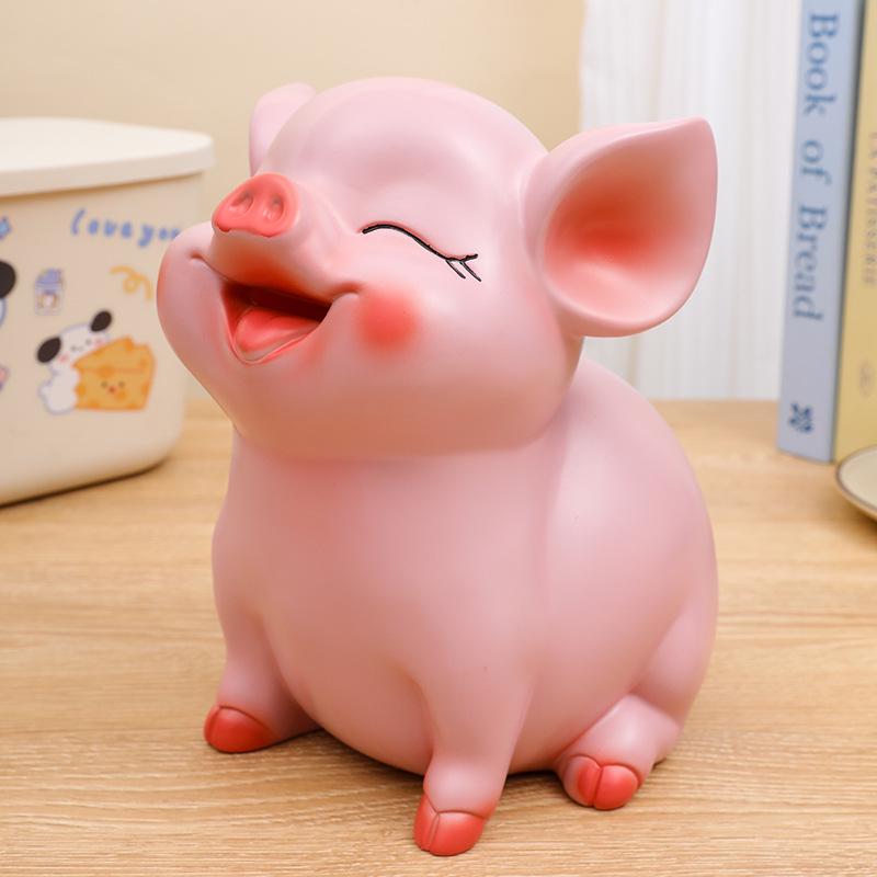 Entzückliches Sparschwein: Cartoon-Schwein-Sparschwein & Dekor-Geschenk