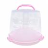 3 Tier 24 Portable Cupcake Container Cake Carrier Stand with Locking Lid & Handle Muffin Holder For Dome Box Pie Cookies