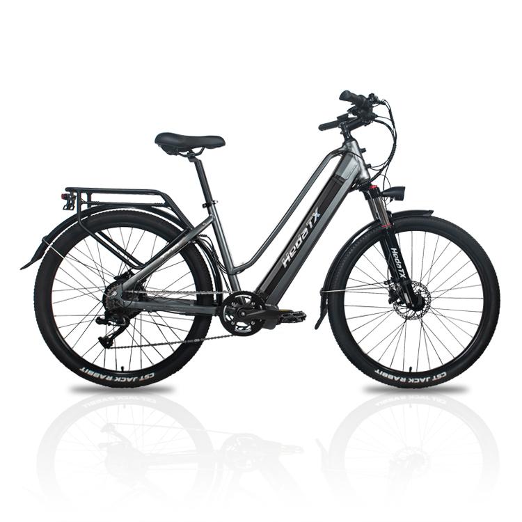 Hedatx TX10 Mountain Adult Electric Bicycle With Seat 27.5 Inch Off-Road Tires EBike 48V15.6Ah Battery 350W Motor Outdoor All-Terrain Electric Bike