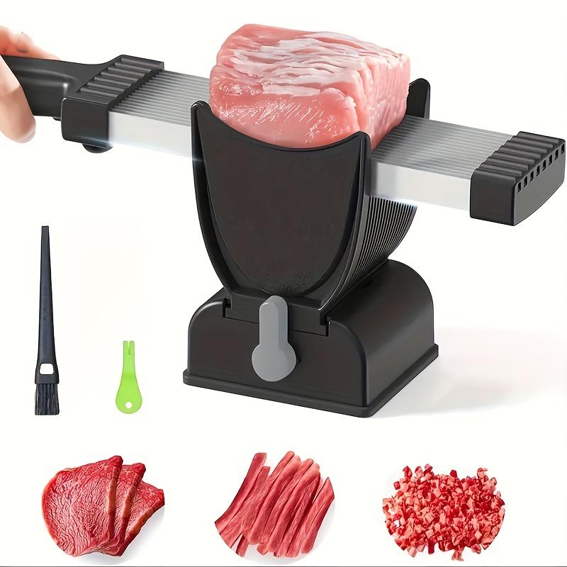 

Manual Meat Slicer Set with Ergonomic Handle , Lever Mechanism , Heavy Duty ABS Food-Safe , Like Performance, No Battery/Electricity Required чёрный