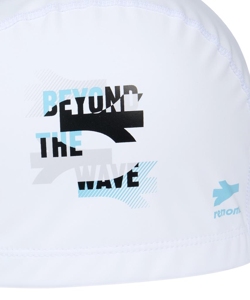 Lenomasuyeongbog Adult Geometric Urethane Coated Swim Cap White Ro-Rc2G011-Wh