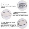 Disposable Tin Foil Box with Lid Outdoor Barbecue Baking Oven Tin Foil Bowl