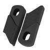 4PCS Silicone Bike Crank Protection Sleeve Arm Boots Protector Bicycle Accessory (Black)