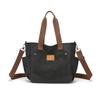 Retro Thickened Multi-pocket Canvas Bag Casual and Simple Hand-held Crossbody Tote Bag