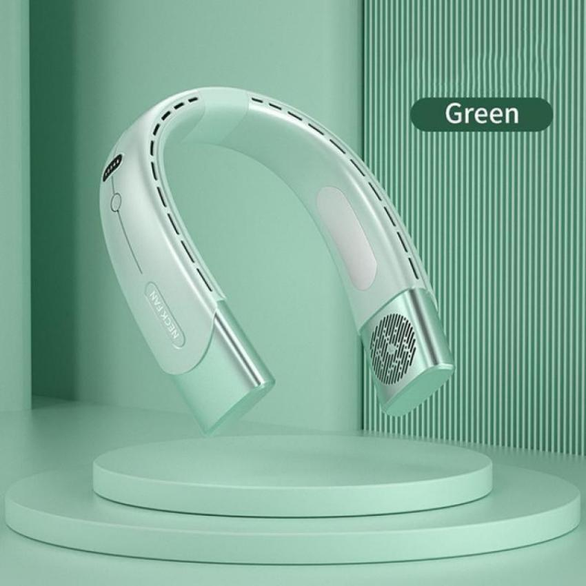 4000mAh Portable Neck Fan Electric Wireless FAN Hanging Rechargeable Mini Ventilador Cooling USB Bladeless Mute Fans for Indoor Outdoor Sports