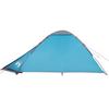 Dome Camping Tent for 2 Persons Blue Waterproof