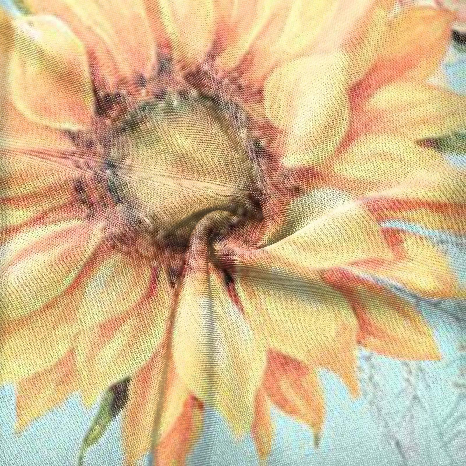 Повседневное модное женское облегающее длинное платье без рукавов с цветочным принтом — фото 6