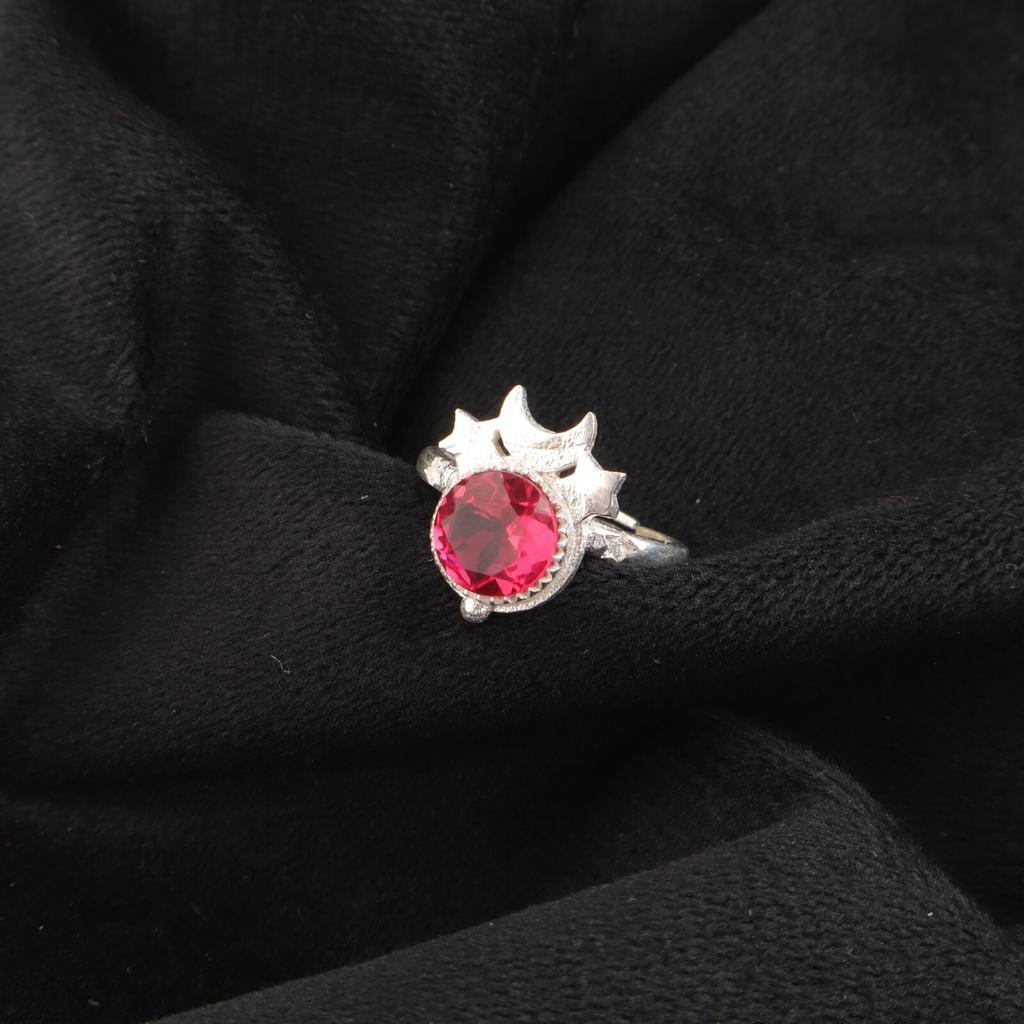 Pink Tourmaline Gemstone 925 Sterling Silver Jewelry Handmade Ring Gift For Wife RR-67-18