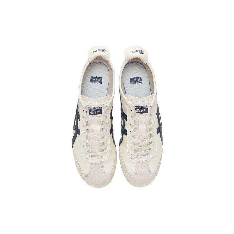ONITSUKA TIGER Mexico 66 Vintage Lightweight Abrasion Resistant Low Top Running Shoes Unisex White Blue Yellow 1183B771-107