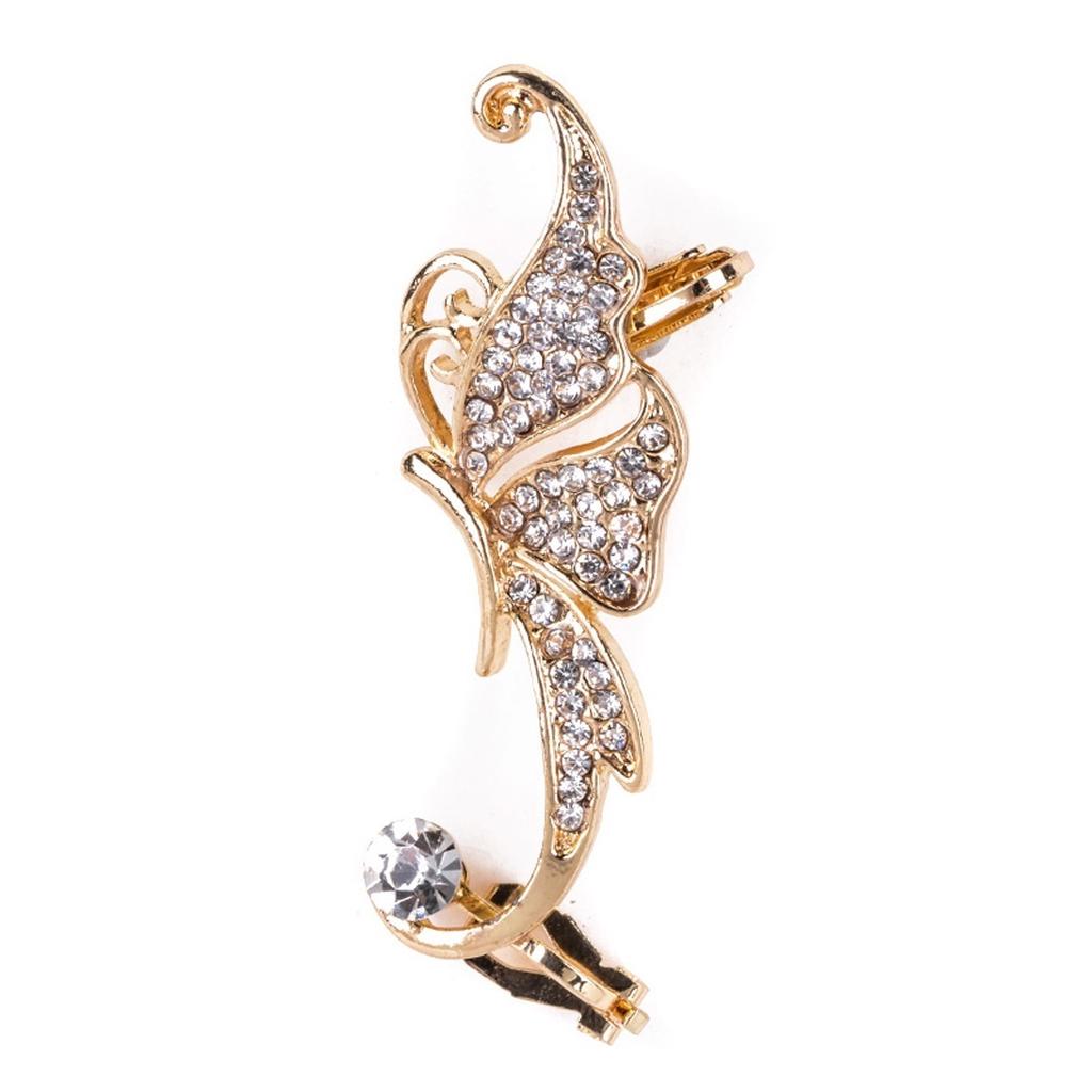 1Pcs Butterfly Butterfly Ear Cuff Clip Cartilage Earring For Women Jewelry Gift